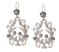 Orecchini Laurent Gandini Donna FLOREALI in Argento Labradorite #0612 - #0612